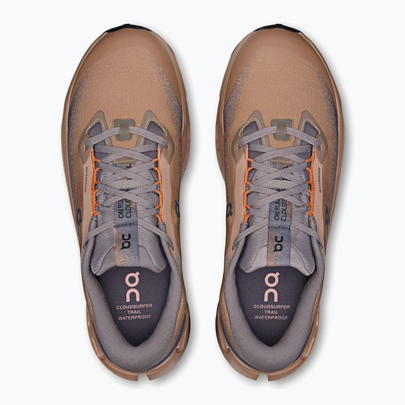 Buty do biegania męskie On Cloudsurfer Trail 2 Waterproof portobello/pebble 6