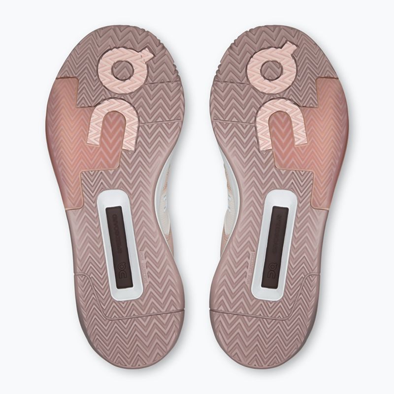 Buty do tenisa damskie On The Roger Clubhouse Pro 2 Clay oyster/doe 5