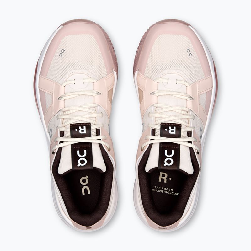 Buty do tenisa damskie On The Roger Clubhouse Pro 2 Clay oyster/doe 6
