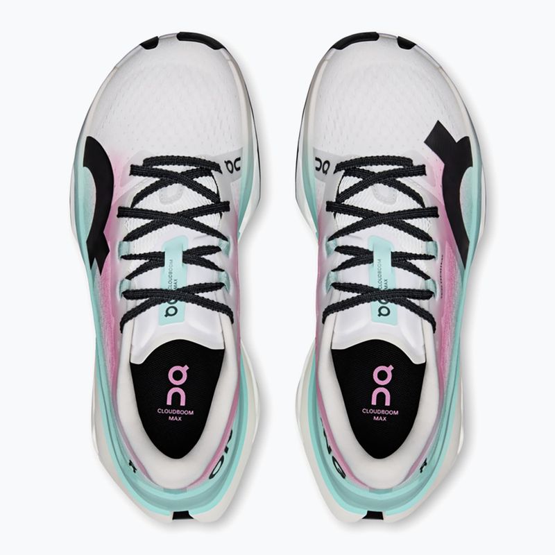 Buty do biegania damskie On Cloudboom Max white/celeste 6