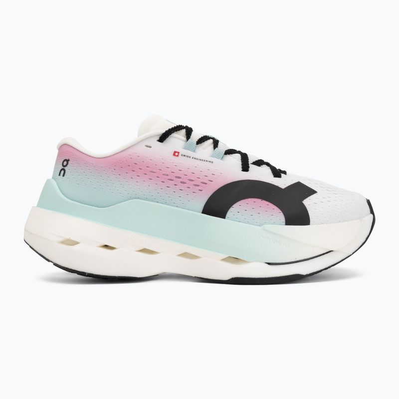 Buty do biegania damskie On Cloudboom Max white/celeste 2