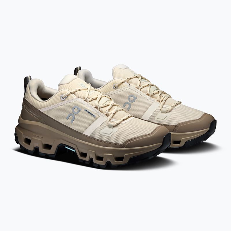 Buty turystyczne damskie On Cloudrock Low Waterproof grain/soba 2