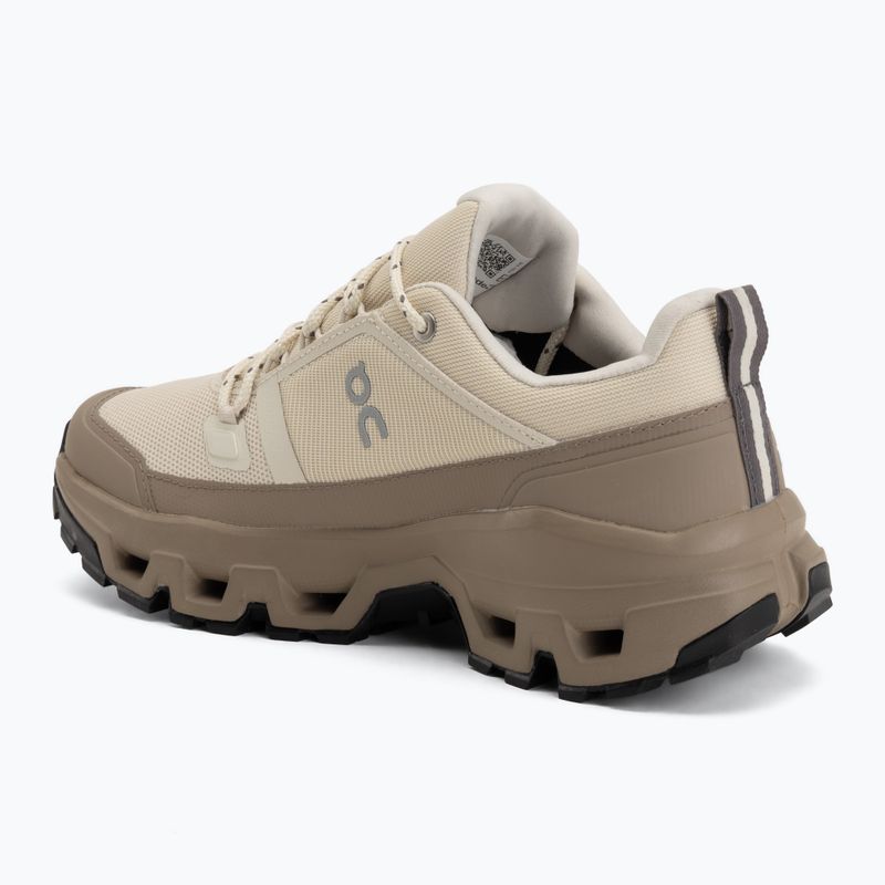 Buty turystyczne damskie On Cloudrock Low Waterproof grain/soba 3