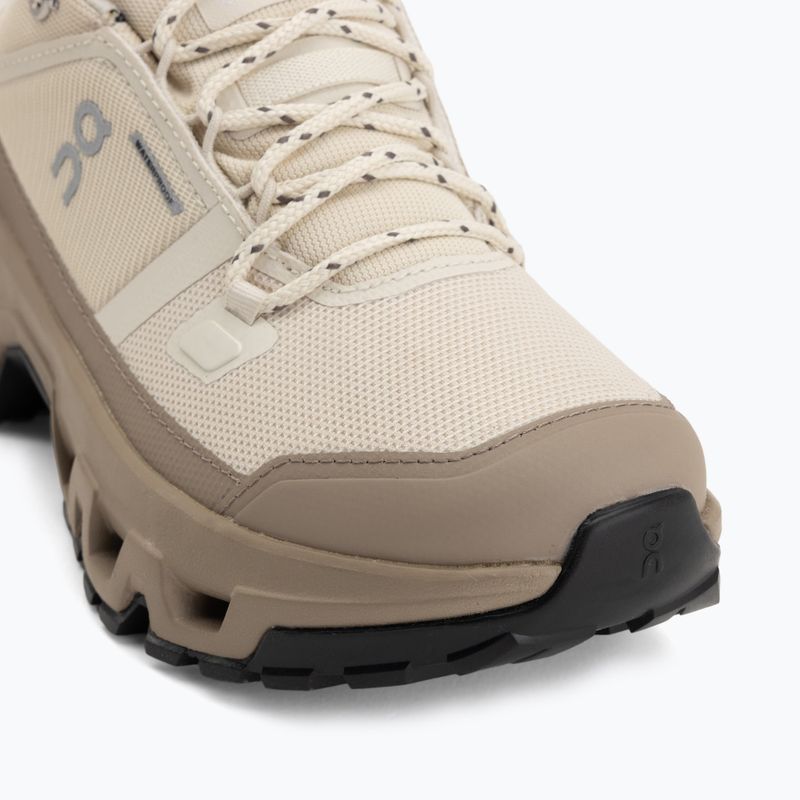 Buty turystyczne damskie On Cloudrock Low Waterproof grain/soba 7
