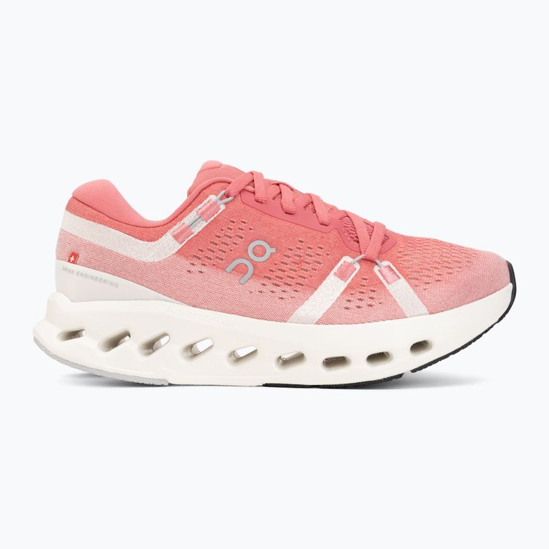Buty do biegania damskie On Cloudsurfer 2 camellia/ivory 2