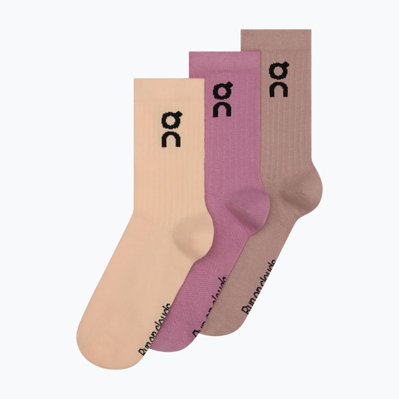 Skarpety On Logo High 3 pack sherbet/rhodonite