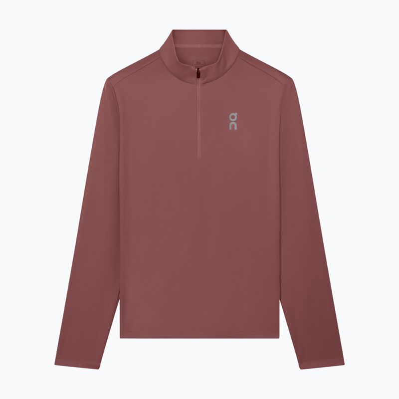 Bluza do biegania męska On Core 1/4 Zip barberry