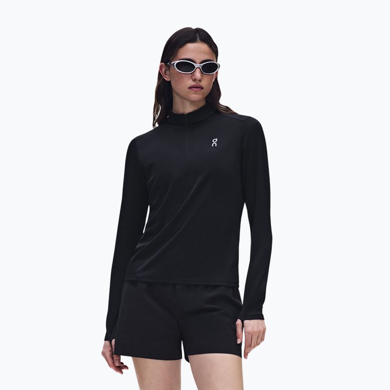 Bluza do biegania damska On Core 1/4 Zip black