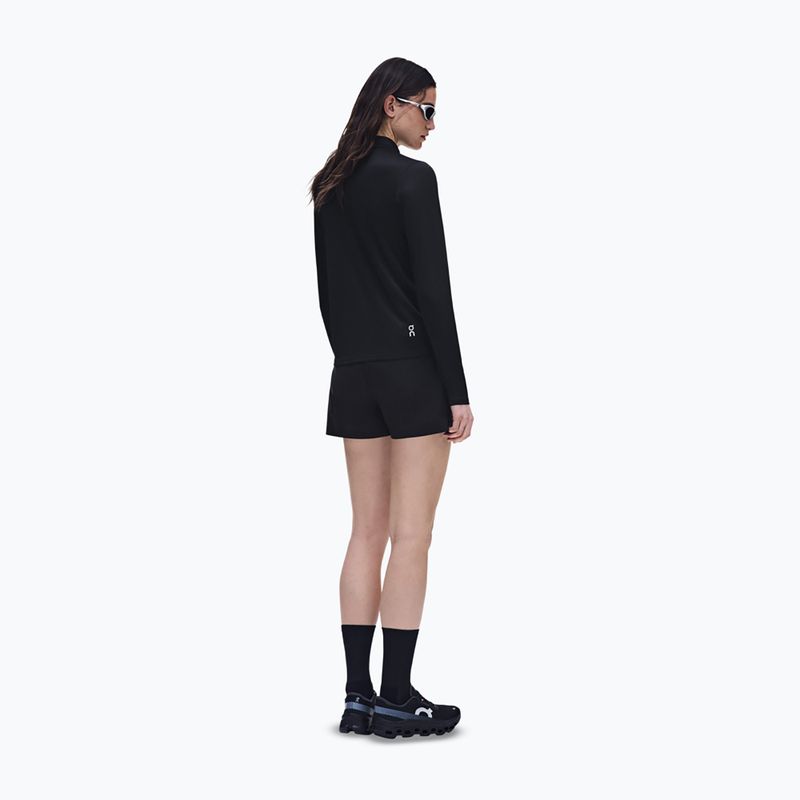 Bluza do biegania damska On Core 1/4 Zip black 3
