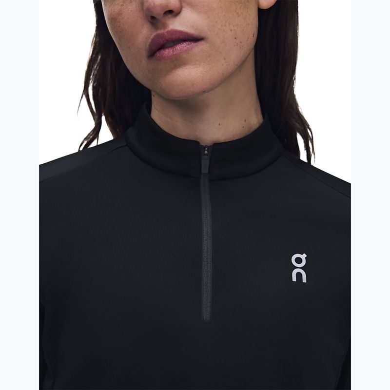 Bluza do biegania damska On Core 1/4 Zip black 6