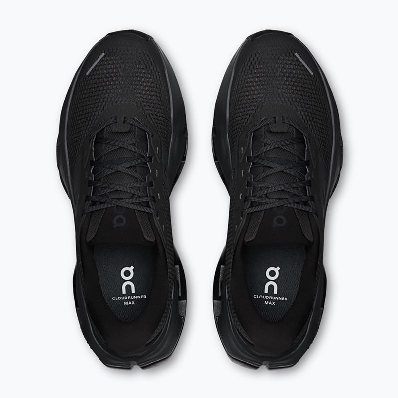 Buty do biegania męskie On Cloudrunner 3 Max black/black 3