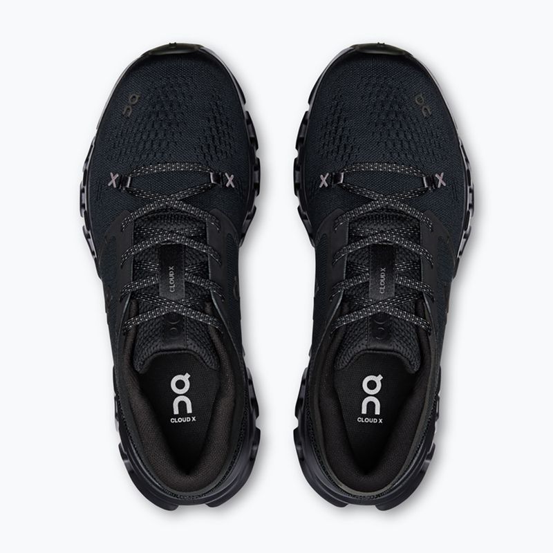 Buty treningowe damskie On Cloud X 5 black/black 3