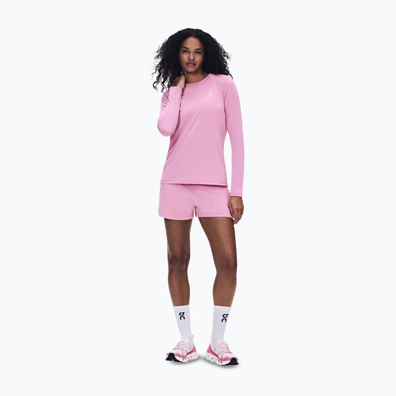 Longsleeve do biegania damski On Core Long-T bubblegum 2