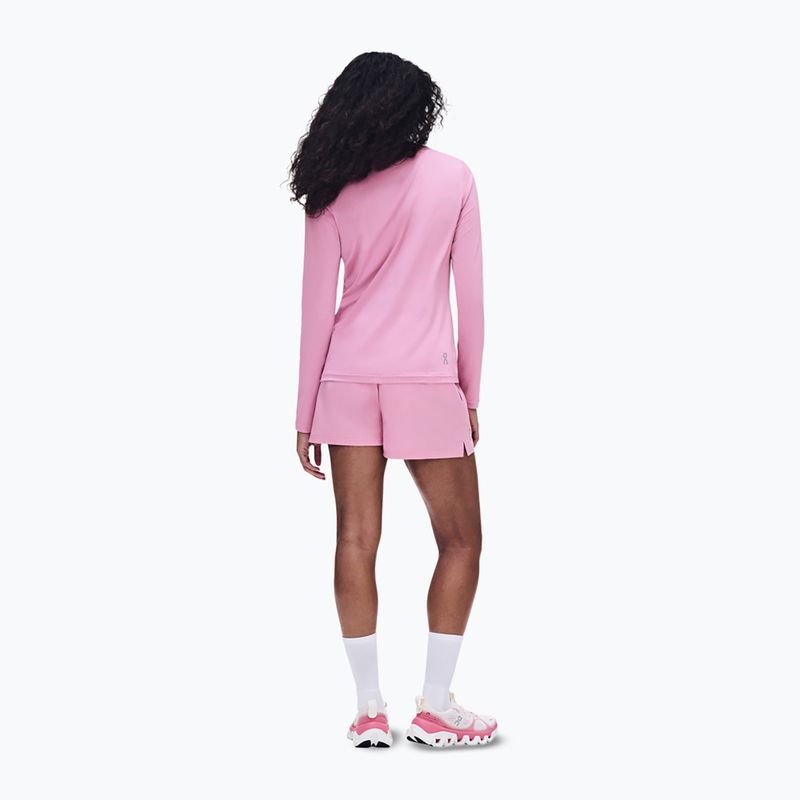 Longsleeve do biegania damski On Core Long-T bubblegum 3