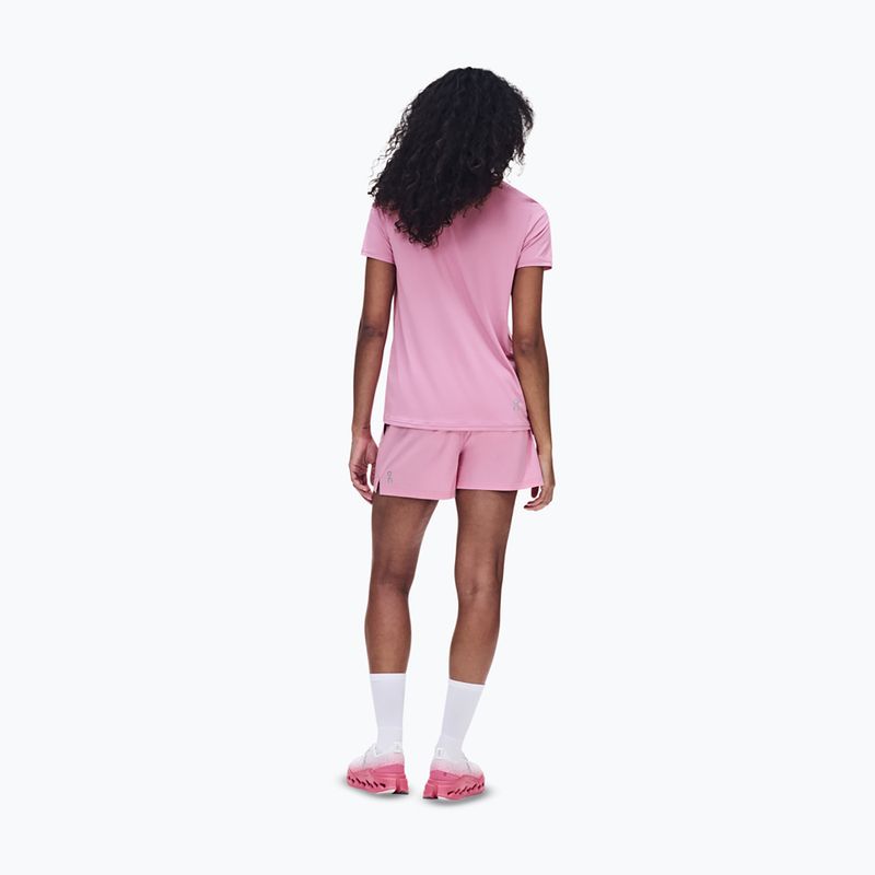 Longsleeve do biegania damski On Core-T bubblegum 3