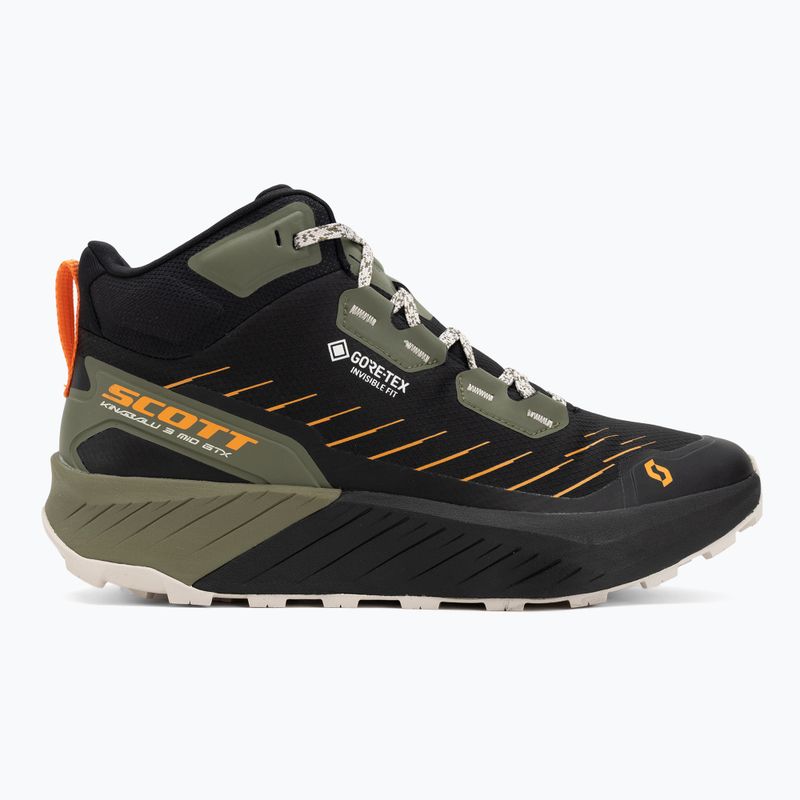 Buty do biegania męskie SCOTT Kinabalu 3 Mid Gore-Tex black/fir green 2