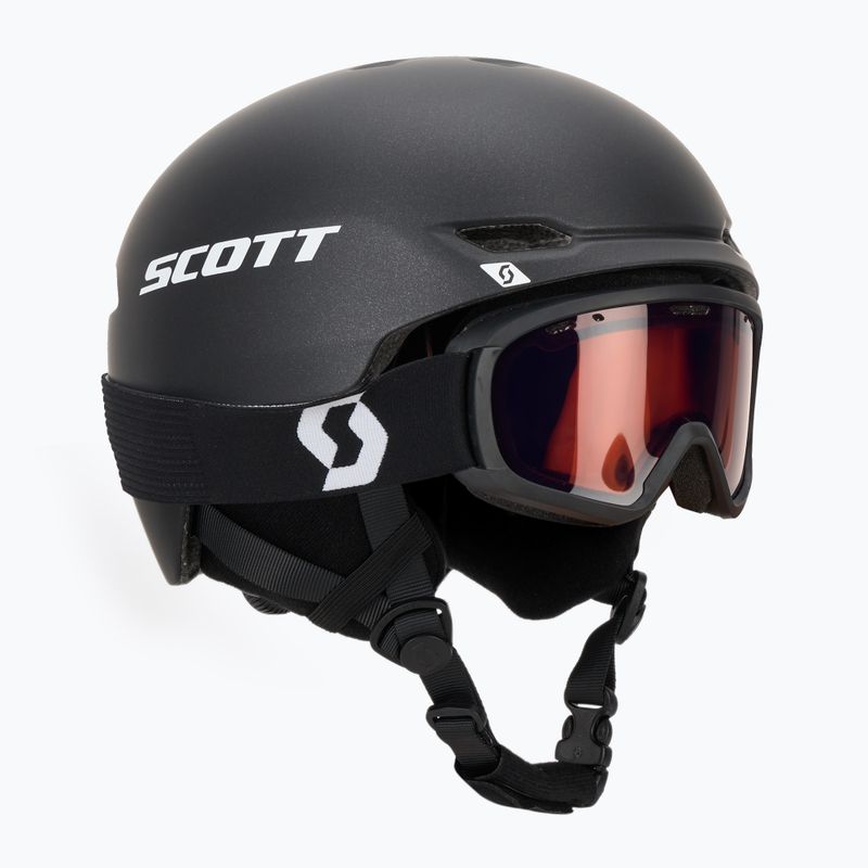 Kask narciarski dziecięcy SCOTT Keeper 2 + gogle Witty stealth black
