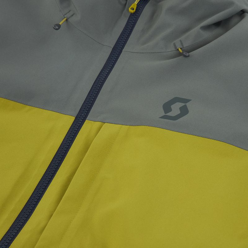 Kurtka narciarska męska SCOTT Ultimate Dryo 10 shadow grey/meadow green 3