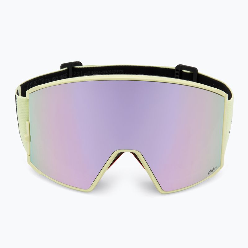 Gogle narciarskie SCOTT React AMP Pro acid yellow/amp pro lavender chrome/amp pro green 3