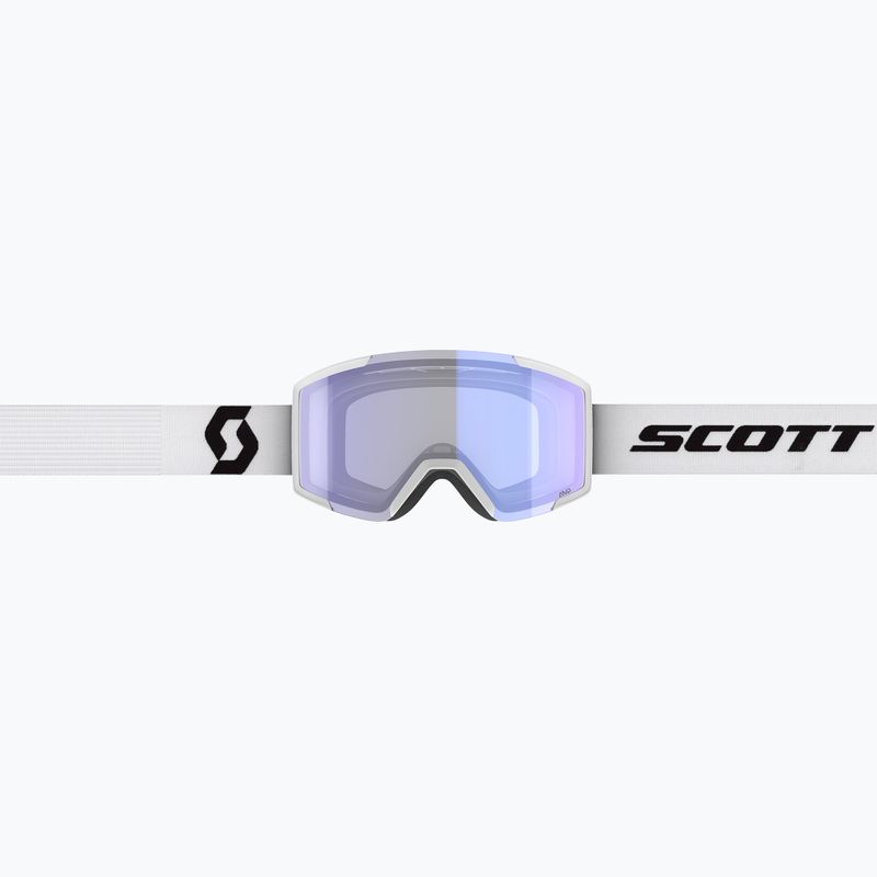 Gogle narciarskie SCOTT Shield mineral white/black/illuminator blue chrome 2