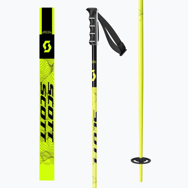 Kije narciarskie SCOTT Sea neon yellow 9