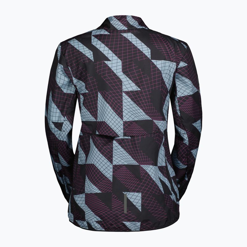 Kurtka przeciwwiatrowa damska SCOTT Endurance Tech Windbreaker black/morning blue 2