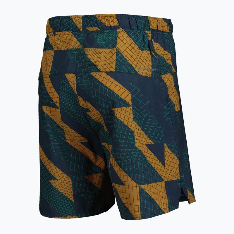 Spodenki do biegania męskie SCOTT Endurance LT dark blue/bread brown 2