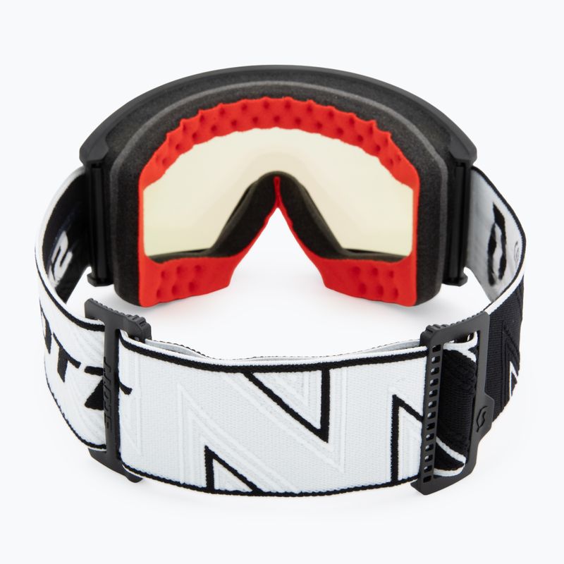 Gogle narciarskie SCOTT Ambit black/white/amp aurora green chrome 3
