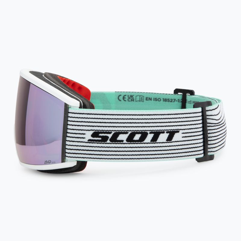 Gogle narciarskie SCOTT Ambit white/mint green/amp lavender chrome 4
