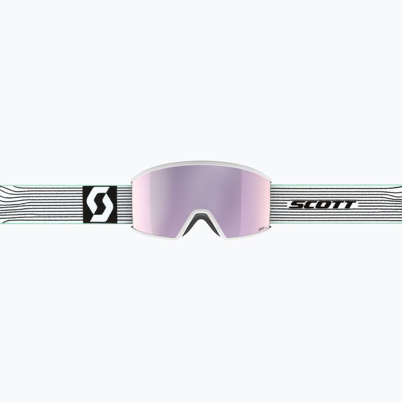 Gogle narciarskie SCOTT Ambit white/mint green/amp lavender chrome 2