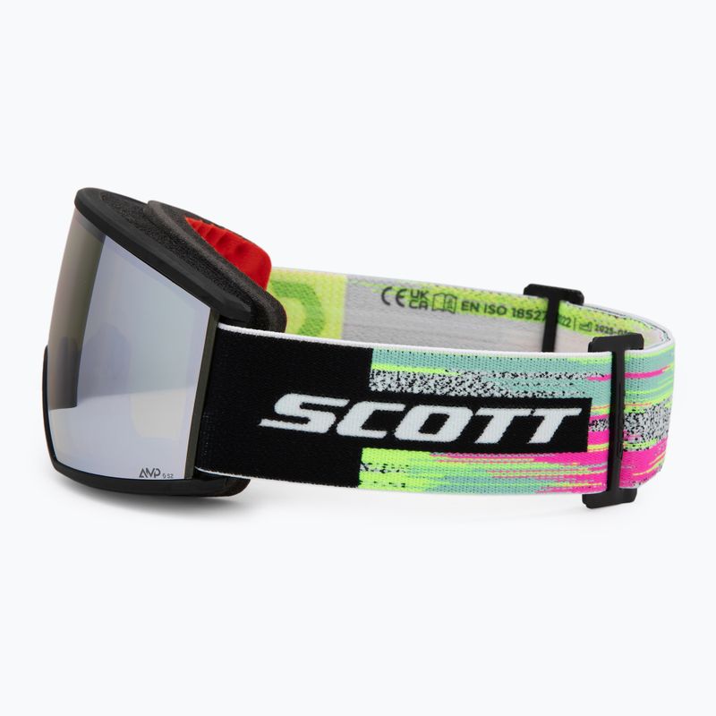 Gogle narciarskie SCOTT Ambit black/neon yellow/amp white chrome 4
