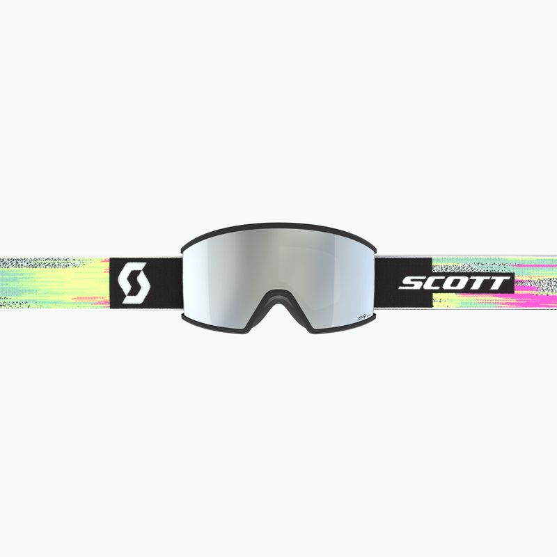 Gogle narciarskie SCOTT Ambit black/neon yellow/amp white chrome 2