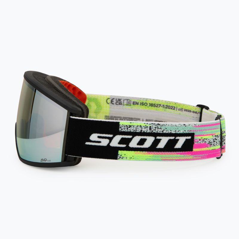 Gogle narciarskie SCOTT Ambit Compact black/neon yellow/amp white chrome 4