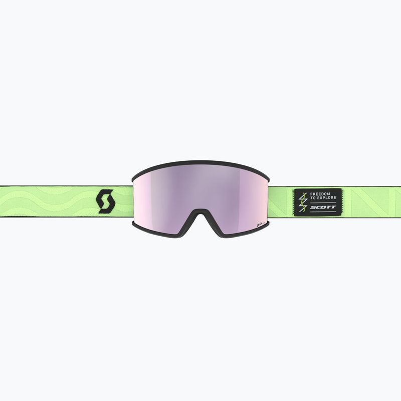Gogle narciarskie SCOTT Ambit Compact glow green/amp lavender chrome 6