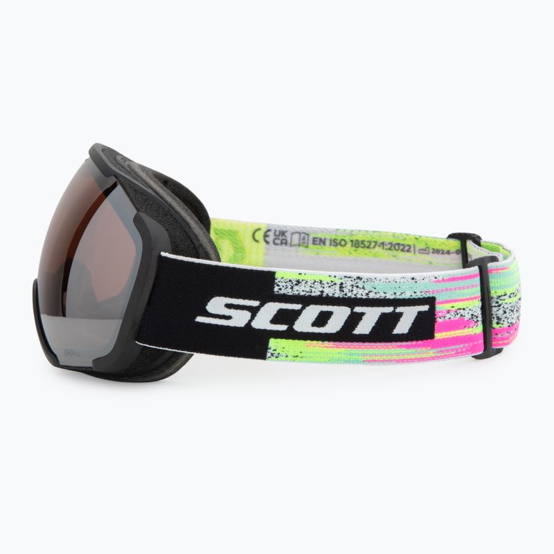 Gogle narciarskie SCOTT Faze II black/neon yellow/amp silver chrome 4