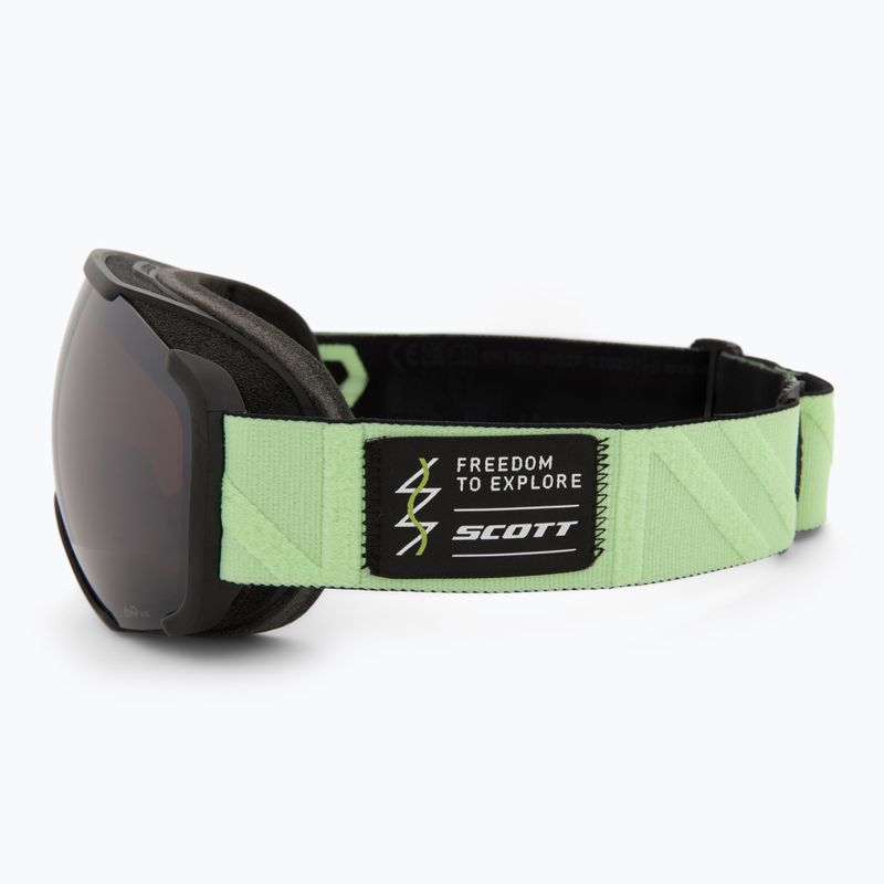 Gogle narciarskie SCOTT Faze II glow green/amp black chrome 4