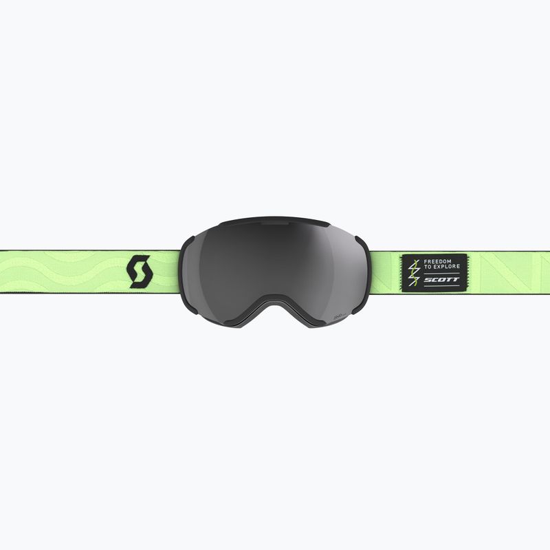 Gogle narciarskie SCOTT Faze II glow green/amp black chrome 2