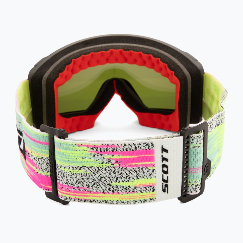 Gogle narciarskie SCOTT React black/neon yellow/amp lavender chrome 4