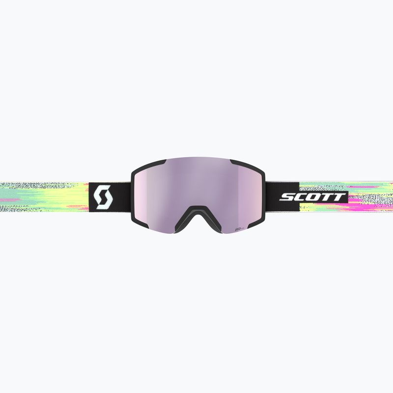 Gogle narciarskie SCOTT Shield black/neon yellow/amp lavender chrome 2