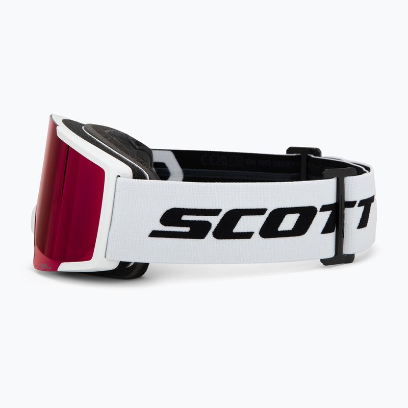 Gogle narciarskie SCOTT Shield mineral white/black/amp red chrome 4