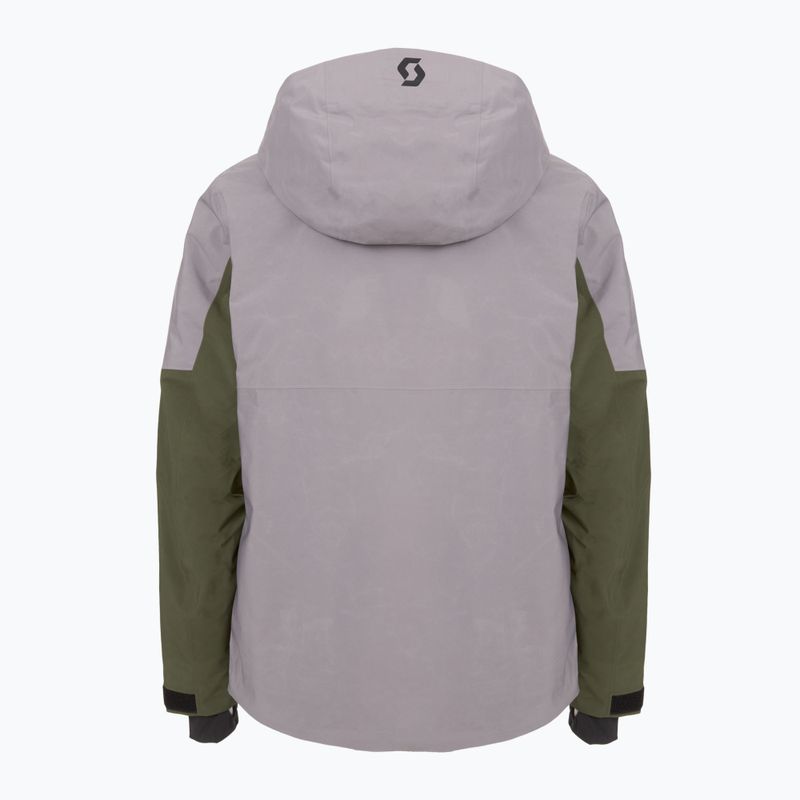Kurtka narciarska męska SCOTT Ultimate GTX douglas green/evening grey 2