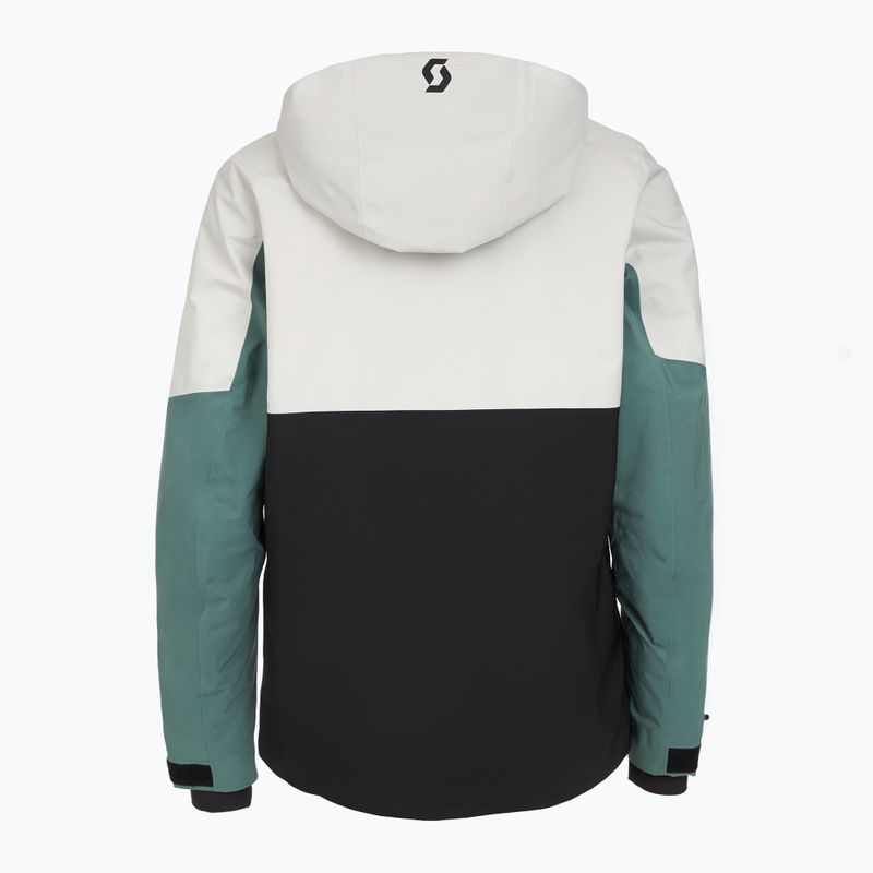 Kurtka narciarska męska SCOTT Ultimate GTX frozen blue/dust white 2