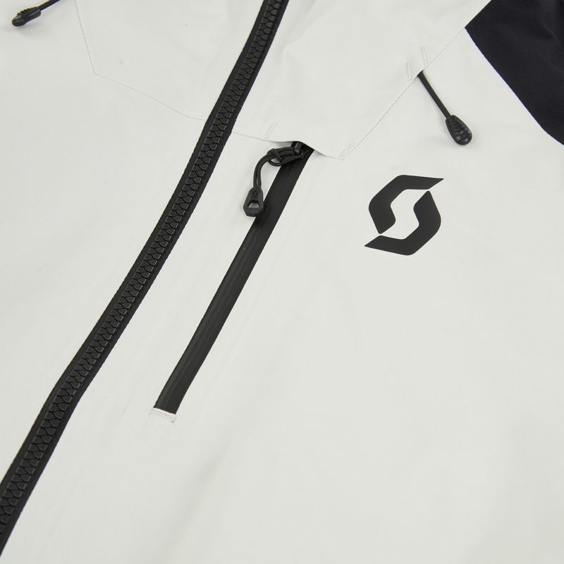 Kurtka narciarska damska SCOTT Ultimate GTX dust white/black 3