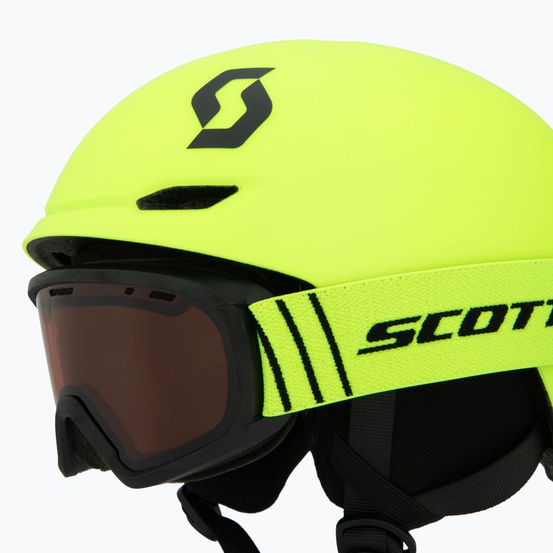 Kask narciarski dziecięcy SCOTT Keeper 2 + gogle Witty neon yellow 8