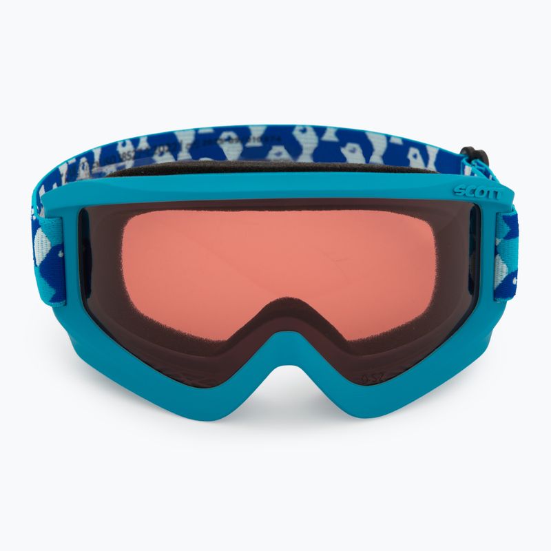 Gogle narciarskie dziecięce SCOTT Agent ocean blue/enhancer 2