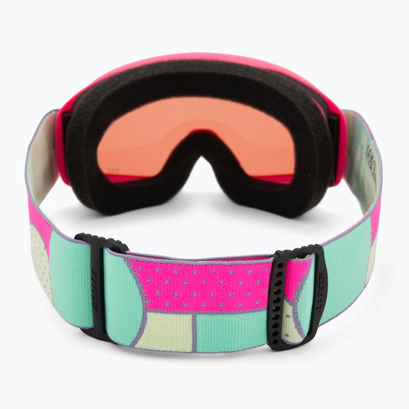 Gogle narciarskie dziecięce SCOTT Witty SGL neon pink/enhancer 3