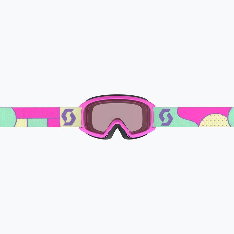 Gogle narciarskie dziecięce SCOTT Witty SGL neon pink/enhancer 2