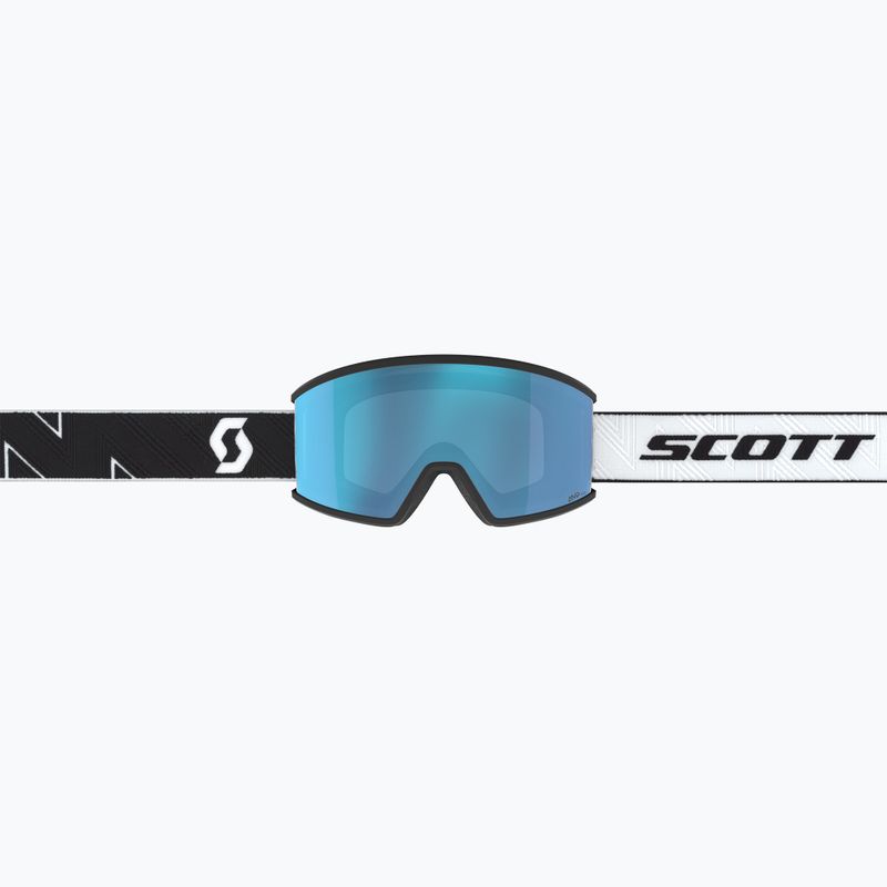 Gogle narciarskie SCOTT Ambit Compact black/white/amp aurora green chrome 6