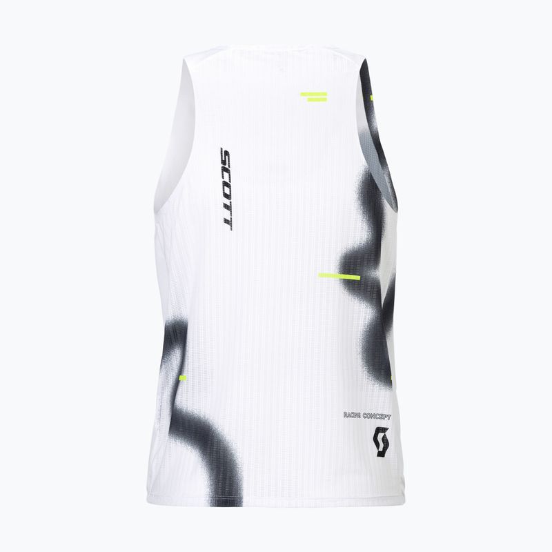 Koszulka do biegania męska SCOTT RC Run Tank white/black 2