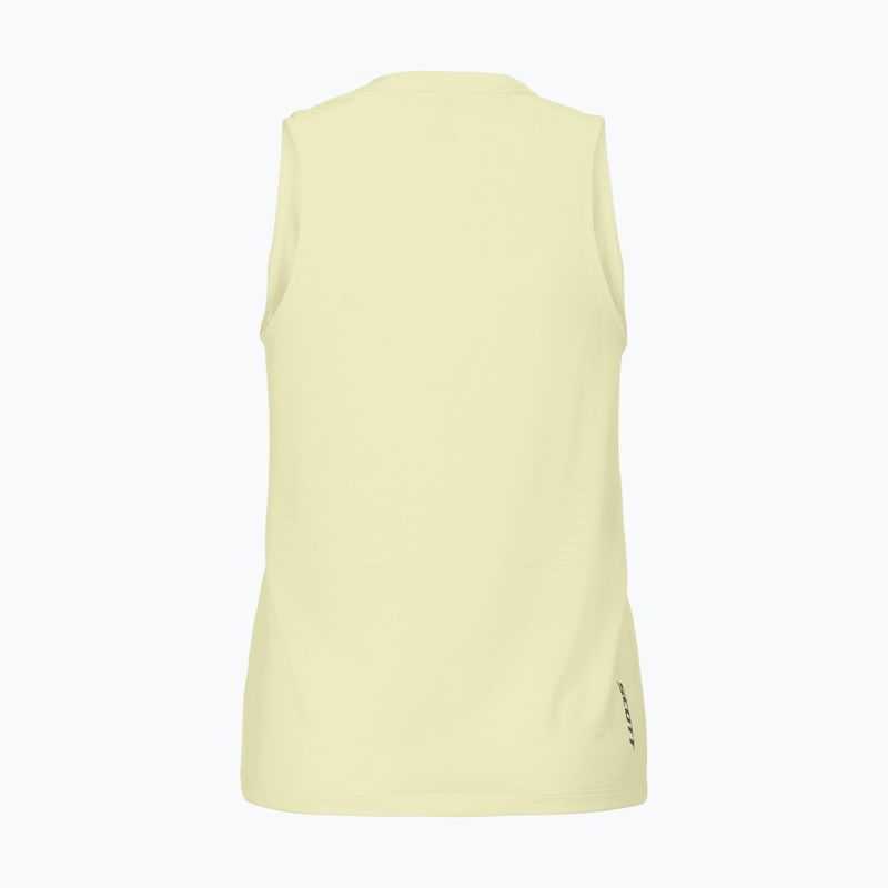 Koszulka do biegania damska SCOTT Endurance LT Tank pastel yellow 2